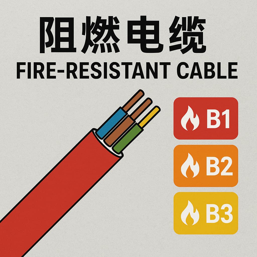 什么是阻燃电缆？？B1、、、B2、、、B3级的区别你相识吗？？