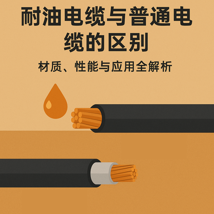耐油电缆与通俗电缆的区别：材质、、、性能与应用全剖析